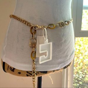 Michael Kors Metal Chain belt